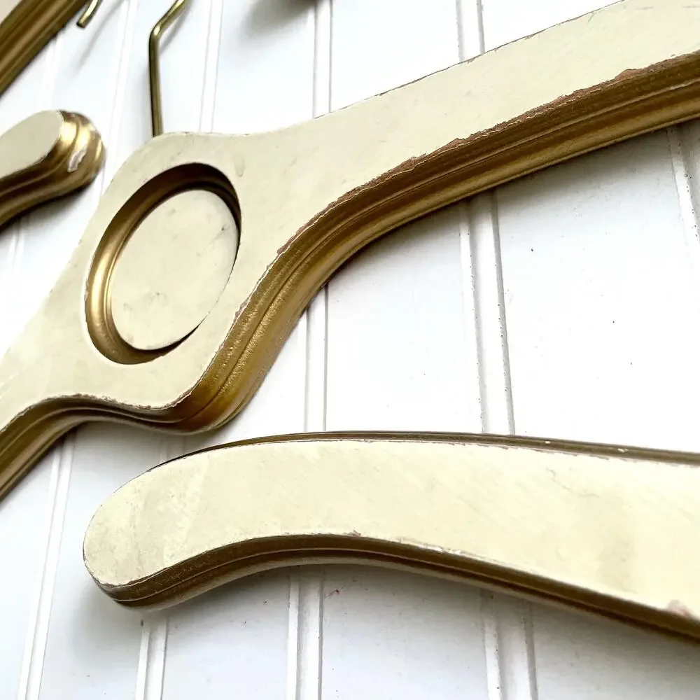 Vintage Wood Hanger Florentine Hollywood Regency Wedding Dress Photo Prop CHOICE